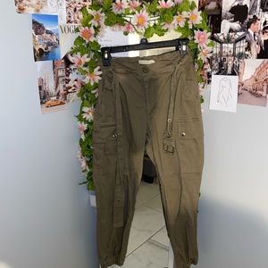 Green cargo pants